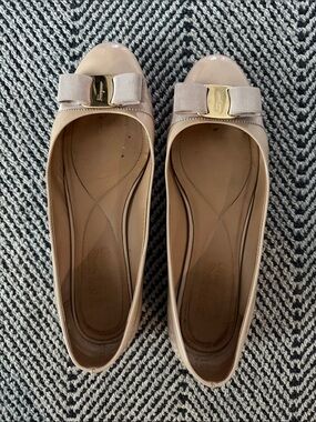 FERRAGAMO | Authentic Nude Patent Leather Pumps